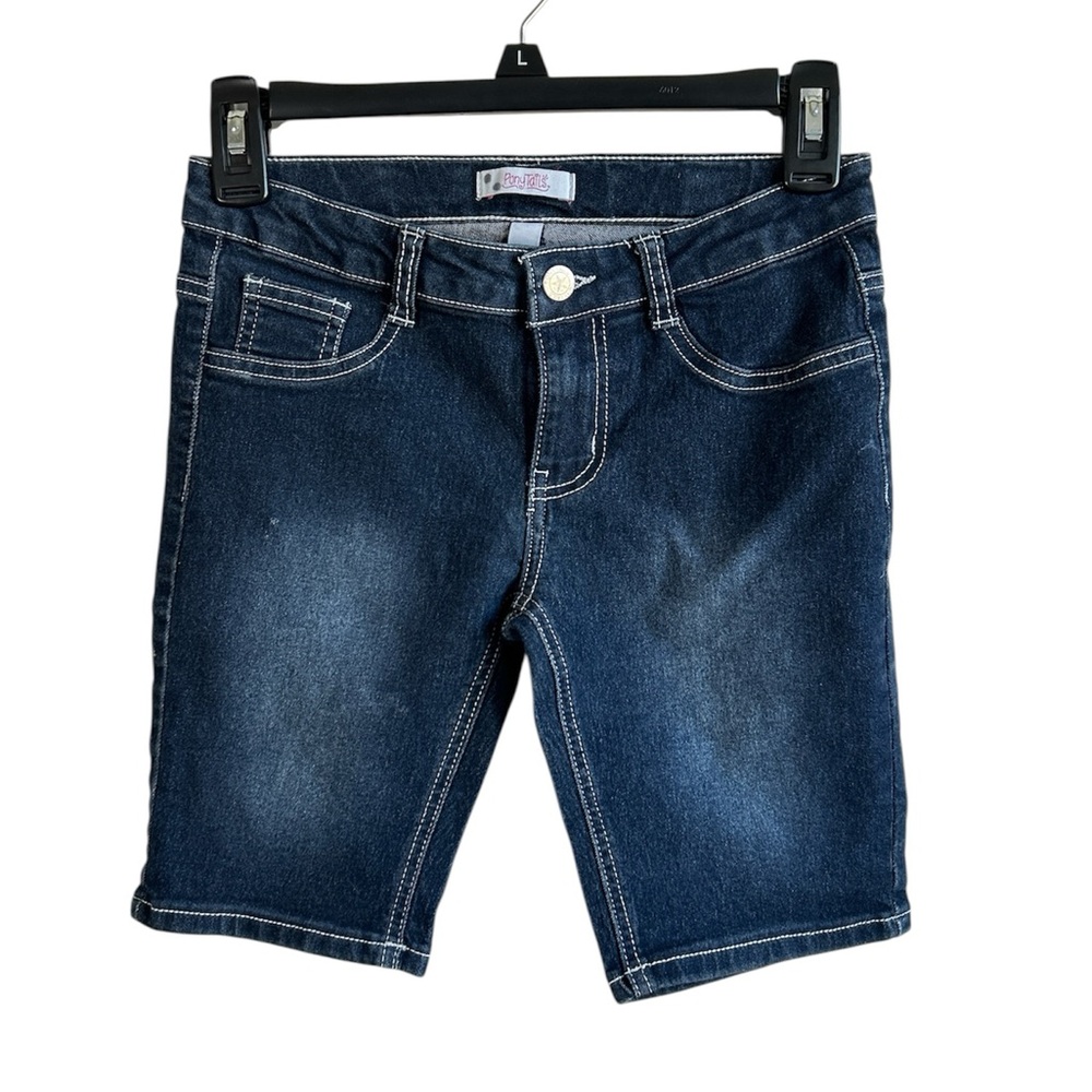 Pony Tails Dark Blue Denim Shorts